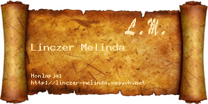 Linczer Melinda névjegykártya